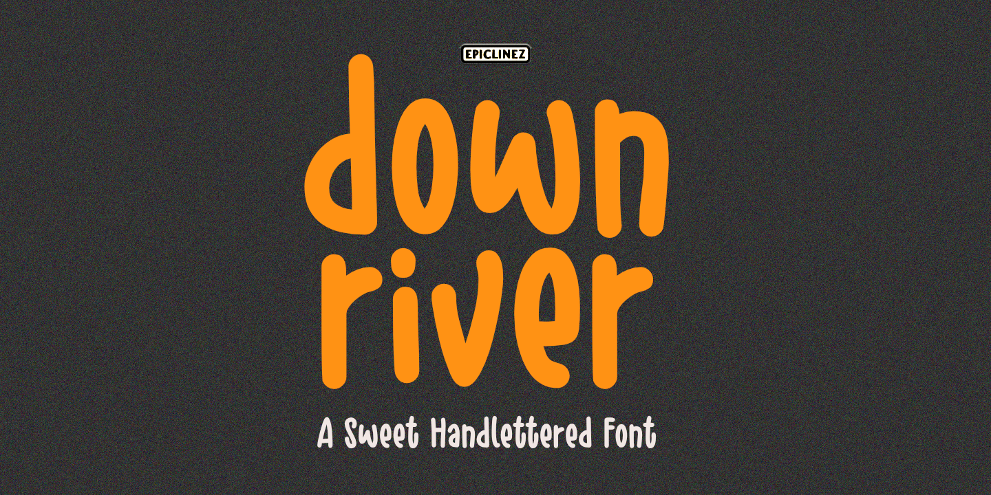 Шрифт Down River